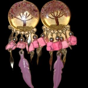 Tree of Life Earrings made in Peru